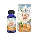Nordic Naturals Baby's Vitamin D3 | Cholecalciferol Vitamin D3 Supplement | Vit D Drop For Infants Supports Healthy Bone, Normal Sleep & Healthy Immunity Vitamin D3 Drops for Baby 0.76 Fl Oz (22.5 ml)