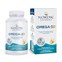 Nordic Naturals Omega-3 + Vitamin D3, EPA & DHA, Lemon - 120 Count