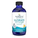 Nordic Naturals Ultimate Omega 3 Fish Oil Liquid | High Potency Fatty Acids Supplement For Men &amp; Women | 2840 Mg Fish Oil EPA &amp; DHA | Promotes Brain &amp; Heart Health | Lemon Flavour 4 Oz