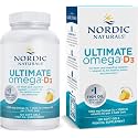 Nordic Naturals Ultimate Omega-D3,1280mg + 1000IU D3, Lemon - 120 Count