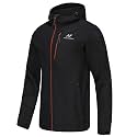 NORDIC OUTLAND Mens Lightweight Hooded Waterproof Rain Jacket Breathable Raincoat Shell for Outdoor Mountain Hiking