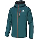 NORDIC OUTLAND Mens Lightweight Hooded Waterproof Rain Jacket Breathable Raincoat Shell for Outdoor Mountain Hiking