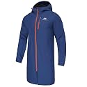 NORDIC OUTLAND Rain Jacket Men,Waterproof Breathable Long Raincoat with Hood Mesh Lining,Windbreaker for outdoor activities