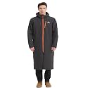 NORDIC OUTLAND Rain Jacket Men,Waterproof Breathable Long Raincoat with Hood Mesh Lining,Windbreaker for outdoor activities