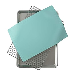 nordic ware 3-piece cookie set 1 pack with aqua baking mat