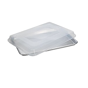 nordic ware baker half sheet with storage lid 33cm