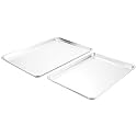 Nordic Ware Natural Aluminum Commercial Baker's Half Sheet and Big Sheet