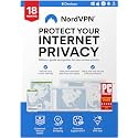NordVPN Standard – 18-Month VPN & Cybersecurity Software Subscription For 6 Devices - Block Malware, Malicious Links & Ads, Protect Personal Information | PC/Mac/Mobile | Activation code via Mail