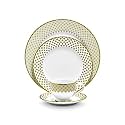 Noritake Japan - Porcelain Serving Bowl 1 pc - Luxury Dining and Kitchen Set - Hearth Collection Petite Fleur Golden Spare Serving Bowl 300 ml
