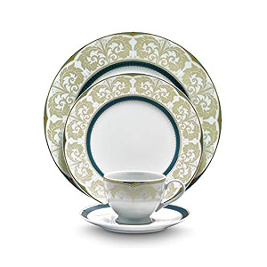 noritake japan - porcelain serving bowl 1 pc - luxury dining and kitchen set - hearth collection royal fountain golden spare small serving bowl