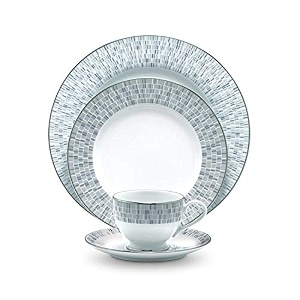 noritake japan - porcelain serving bowl 1 pc - luxury dining and kitchen set - hearth collection ville de platine golden spare small serving bowl