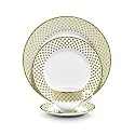 Noritake Japan - Porcelain Serving Bowl 1 pc - Luxury Dining and Kitchen Set - Hearth Collection Petite Fleur Golden Spare Serving Bowl 300 ml
