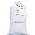 NORMAN JR Premium Virgin Grade Thermocol Balls Refill for Pillows, Sofa, Bean Bags, Soft Toys & Beans for Bean Bag Refill 500 Gram (White)