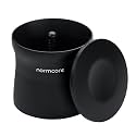 Normcore 51mm Magnetic Dosing Cup, Barista Espresso Coffee Grinder Dosing Tools Fit 51mm Delonghi Dedica &amp; La Specialista Portafilter, Matte Black Anodized Aluminum