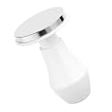 Normcore 53.3mm Espresso Coffee Tamper V4.1, Spring Loaded Tamper With Stainless Steel Flat Base15lb / 25lb / 30lbs Replacement Springs, Anodized Aluminum Stand, White