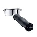 Normcore 58mm Bottomless Portafilter Fits La Marzocco, Naked Portafilter with 18g Basket Included, Anodized Aluminum Ergonomic Handle, Espresso Extraction Tool, Black