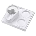 Normcore 58mm Tamping Station, Espresso Compact Tamping Station, Espresso Tamping Mat With Portafilter Stand, Coffee Tamper Mat, Food Grade Non-Slip Silicone, White