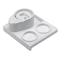 Normcore Tamping Station, 51mm 54mm Compact Tamping Station, Espresso Tamping Mat With Portafilter Stand, Coffee Tamper Mat, Food Grade Non-Slip Silicone, White