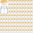 Norme 96 Pcs 4oz Glass Jars with Lids, Empty Small Glass Cosmetic Jars