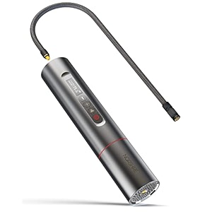 norshire tire inflator air compressor portable air pump for car tires auto tire pump with digital pressure gauge90 metal175psi50lmin001 accuracyoled touch screenwith battery