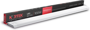 nortek 100 watt led batten tubelight  cool white 6500k  shop hall warehouse - 1pc 100 w 121 cm tube light