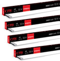 Nortek 100 Watt LED Batten Tubelight | Cool White 6500K | Shop, Hall, Warehouse 4PC 100 W 121 cm Tube Light