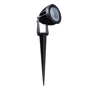nortek hydra 5w cool white led garden lights  adjustable spike lights for garden decor  rustproof aluminum die-cast body  ip65 rated led garden lights for pathways terraces and walls pack of 1
