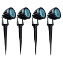 Nortek Hydra 5W Amber LED Garden Lights | Adjustable Spike Lights for Garden Decor | Rustproof Aluminum Die-Cast Body | IP65 Rated LED Garden Lights for Pathways, Terraces, and Walls Pack of 1