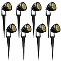 Nortek Hydra 5W Amber LED Garden Lights | Adjustable Spike Lights for Garden Decor | Rustproof Aluminum Die-Cast Body | IP65 Rated LED Garden Lights for Pathways, Terraces, and Walls Pack of 1