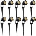Nortek Hydra 5W Amber LED Garden Lights | Adjustable Spike Lights for Garden Decor | Rustproof Aluminum Die-Cast Body | IP65 Rated LED Garden Lights for Pathways, Terraces, and Walls Pack of 1