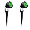 Nortek Hydra 5W Amber LED Garden Lights | Adjustable Spike Lights for Garden Decor | Rustproof Aluminum Die-Cast Body | IP65 Rated LED Garden Lights for Pathways, Terraces, and Walls Pack of 1