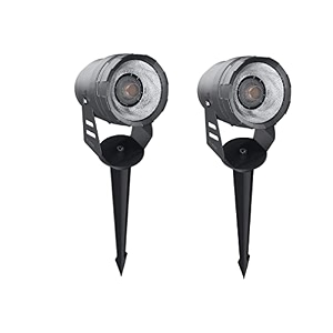 nortek spica 5 watt adjustable waterproof outdoor garden led spot light and spike light aluminum body rustproof plant light rgb red green blue pack of 2