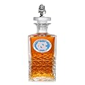 North Carolina Heritage Decanter with 3D Stopper | 25 OZ Liquor Pourer | Expertly Crafted Pewter Glass