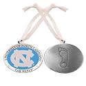 North Carolina Ornament Non-Dated | Hand-Sculpted Christmas Tree Ornament | Intricately Crafted Metal Pewter Alma Mater Inlay