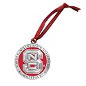 North Carolina State Ornament Non-Dated | Hand-Sculpted Christmas Tree Ornament | Intricately Crafted Metal Pewter Alma Mater Inlay