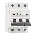 NORTH HOUSE 63 A 3 Pole MCB | 10kA Breaking Capacity | C-Curve Tripping | Overload & Surge Protection | Durable Polycarbonate Housing | 5 Year Warranty