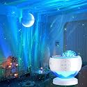 Northern Lights Projector Galaxy Projector with 300+ Light Effects Sound Machine, LED Star Projector Aurora Light, Remote Control, 15 White Noises Bluetooth Speaker Birthday Gifts for Kids Room Decor