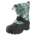 Northside Frosty Insulated Winter Snow Boots for Girls and Boys with Rugged, Water Resistant Nylon Upper, Quick-Drying Lining, Removable EVA Insole, and Durable TPR Outsole