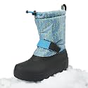 Northside Frosty Insulated Winter Snow Boots for Girls and Boys with Rugged, Water Resistant Nylon Upper, Quick-Drying Lining, Removable EVA Insole, and Durable TPR Outsole