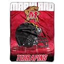 Northwest The Company NCAA Maryland Terrapins Micro Raschel Throw Blanket, 60" x 80", Overtime
