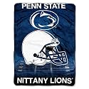 Northwest The Company NCAA Penn State Nittany Lions Micro Raschel Throw Blanket, 60" x 80", Overtime