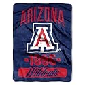 Northwest NCAA Arizona Wildcats Unisex-Adult Micro Raschel Throw Blanket, 46" x 60", Varsity