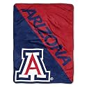 Northwest NCAA Arizona Wildcats Unisex-Adult Micro Raschel Throw Blanket, 46" x 60", Halftone