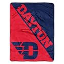 Northwest NCAA Dayton Flyers Unisex-Adult Micro Raschel Throw Blanket, 46" x 60", Halftone