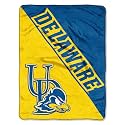 Northwest NCAA Delaware Fightin' Blue Hens Unisex-Adult Micro Raschel Throw Blanket, 46" x 60", Halftone