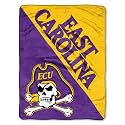 Northwest NCAA East Carolina Pirates Unisex-Adult Micro Raschel Throw Blanket, 46" x 60", Halftone