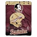 Northwest NCAA Florida State Seminoles Unisex-Adult Micro Raschel Throw Blanket, 60" x 80", Overtime