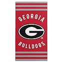Northwest NCAA Georgia Bulldogs Unisex-Adult Beach Towel, Stripes 30" x 60" (Pack of 6)