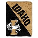 Northwest NCAA Idaho Vandals Unisex-Adult Micro Raschel Throw Blanket, 46" x 60", Halftone