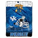 Northwest NCAA Kentucky Wildcats Unisex-Adult Micro Raschel Throw Blanket, 60" x 80", Overtime